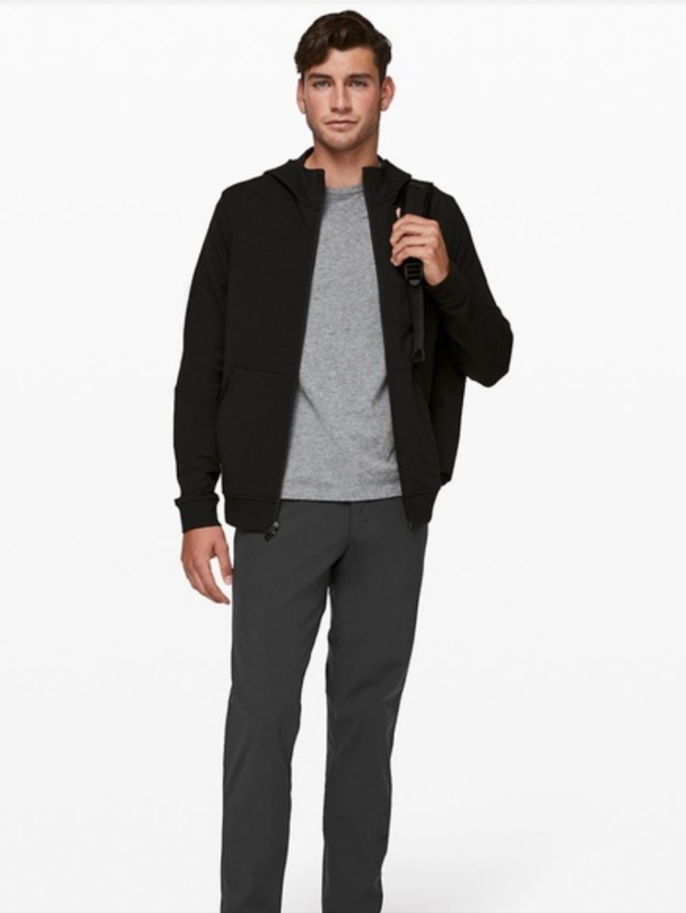 Lululemon ABC Classic Fit 5 Pocket Pants Dark Gray Obsidian Size 32 Trousers